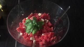 Melonensalat I Einfach Schnell und Lecker  YUMMY [upl. by Groveman]