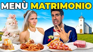 PROVIAMO TUTTO IL MENÙ DEL NOSTRO MATRIMONIO [upl. by Nehr]