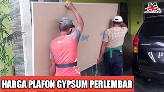 HARGA PLAFON GYPSUM PERLEMBAR [upl. by Yentyrb]