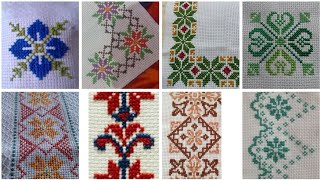 Gorgeous cross stitch patterns countable embroidery charsutikarhailatest dosuti design ideas2024 [upl. by Sebastien]