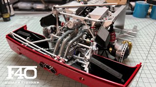 Build the Ferrari F40 Competizione  Part 6568  Finishing the Engine [upl. by Mitchiner]