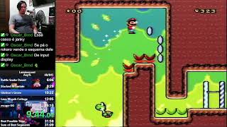 Speedrun  SMW Kaizo  Luminescent Any in 3335 [upl. by Arait927]