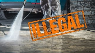 Pressure Washing Driveways  Legality Question [upl. by Amandy681]