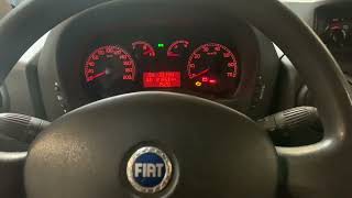 Fiat Doblo 2007 oil light reset [upl. by Atinad]