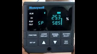 Honeywell UDC 3000 Controller Configuration Part 1 [upl. by Anerys]