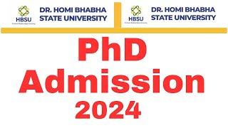 ✅PhD Admission Notification 2024 🔴 universitynews [upl. by Aicil]