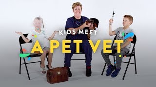 Kids Meet a Pet Vet  Kids Meet  HiHo Kids [upl. by Nahtanoy]