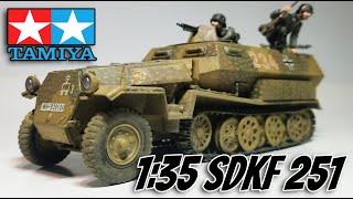 Tamiya 135 Hanomag half track SdKfz 2511 Review [upl. by Tadd]