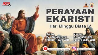 Perayaan Ekaristi Hari Minggu Biasa IV  Minggu 28 Januari 2024 [upl. by Areem]