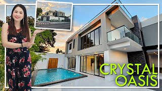 Crystal Oasis and its Modern Design Charm Corner House in BF Homes Paranaque House Tour 202 [upl. by Anoed303]