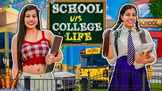 School Vs College Life  Sanjhalika Vlog [upl. by Columba]