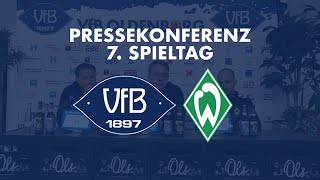 PK nach dem Spiel VfB Oldenburg  Werder Bremen II am 7 Spieltag [upl. by Lorry]