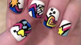 Cher Lloyd Inspired Nails [upl. by Ycak]