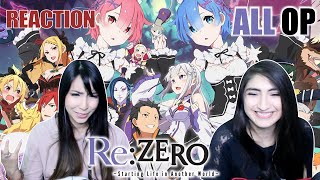 Felix is Best Waifu  ReZero Starting Life in Another World All Openings Reaction [upl. by Bianka]