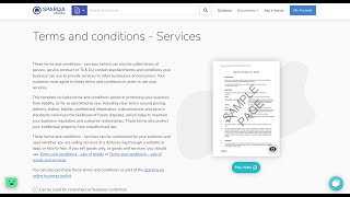 Terms and conditions template [upl. by Kanor]