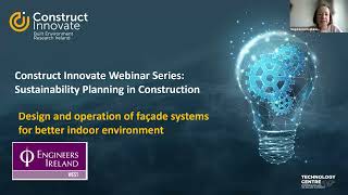 Construct Innovate Webinar Series Design amp Operation of facade systems [upl. by Corvin]