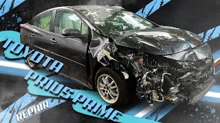 Toyota Prius Front end repair Ремонт переда [upl. by Kassel]