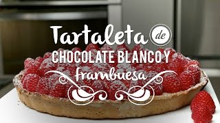 TARTA DE CHOCOLATE BLANCO Y FRAMBUESAS  CHOCOLATE AND RASPBERRIES CAKE  Kiwilimón [upl. by Llecrup]