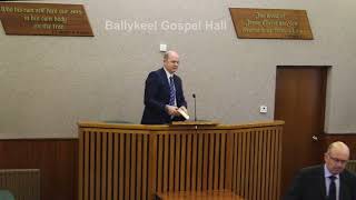 Ballykeel Gospel Hall Speaker Dr Lloyd Gilpin 06102024 [upl. by Noira]