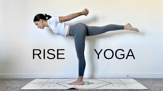 Morning RISE  Energizing Vinyasa Yoga To Begin Your Day [upl. by Apeed]