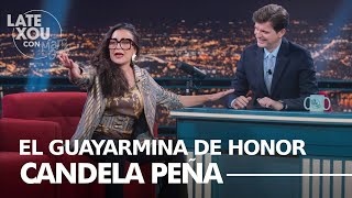 El guayarmina de honor a Candela Peña  Late Xou con Marc Giró [upl. by Ayahsey]