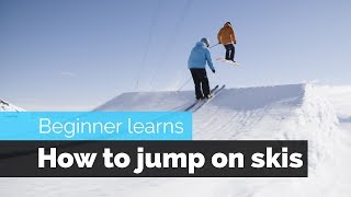 How to Jump on Skis  a Beginner Skiers Progression [upl. by Gensler296]