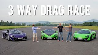 DRAG RACE RaceChip 570S vs McLaren 675LT vs 570S  EXPERIENCE [upl. by Loresz]