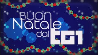 TG1  Sigla natalizia  Natale 2022 [upl. by Euginimod]