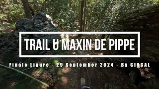 Finale Ligure eMTBing  Trail U Maxin de Pippe [upl. by Aidnyc]