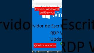 como configurar Windows 10 en remoto desktop server [upl. by Garaway]