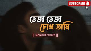 Vheja Vheja Chokh Ami Roddure Shukabo  slowed  reverb  Please follow for done 1k follower🙏🌼 [upl. by Annahgiel]