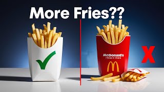 Fries Theory Why You Should NEVER Order McDonald’s Medium Fries [upl. by Nwadrebma715]