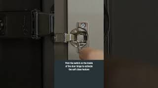 How To Activate a Soft Close Hinge from Howdens howdens cabinet cabinethinge howto [upl. by Buine]