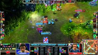 SKT T1 vs LD  SK Telecom T1 vs Lemondogs  Worlds 2013 Group Stage D1  Full game HD  Faker Ahri [upl. by Brennan424]