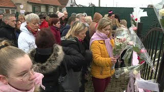 Rassemblement en Alsace en hommage à Sylvia tuée par son conjoint  AFP Images [upl. by Melicent]