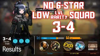 【明日方舟Arknights】34  Low LvlRarity Squad  Arknights Strategy [upl. by Notnert51]