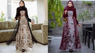 32 Model Baju Gamis Batik Kombinasi Brokat Terbaru 20202021 Batik Asli Pekalongan [upl. by Hussar775]