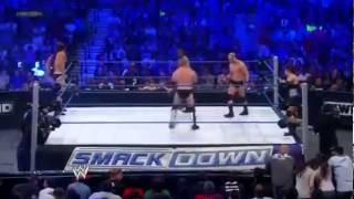 Curt Hawkins and Tyler Reks vs 2 Jobbers WWE Smackdown 81712 [upl. by Nnylassej322]