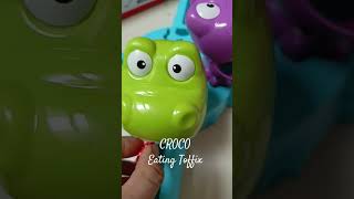 GREEN CROCO eating Candy TOFFIX shortvideoasmr [upl. by Letnom596]