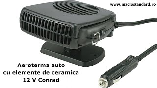 Prezentare Aeroterma auto cu elemente de ceramica 12 V Conrad [upl. by Atinid]