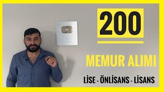 KPSS 60 PUANLA 200 MEMUR ALIMI MİLLİ SARAYLAR İDARESİ BAŞKANLIĞI PERSONEL ALIMI [upl. by Sonstrom]