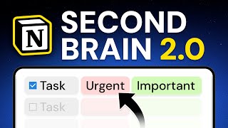 My 2024 Notion Second Brain for Productivity Full Tour [upl. by Hana251]