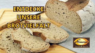 Brotbackmischungen von Dr Almond  lowcarb keto glutenfrei sojafrei eiweissreich [upl. by Riamu]