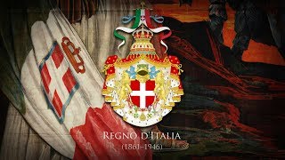 Kingdom of Italy 1861–1946 Anthem quotMarcia Reale dOrdinanzaquot Short version [upl. by Nomelif]