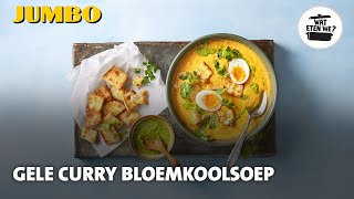 Wat eten we Gele curry bloemkoolsoep [upl. by Fineberg]