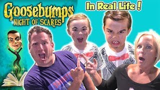 Goosebumps Night of Scares in Real Life Does Slappy Get Us  DavidsTV [upl. by Eniloj135]