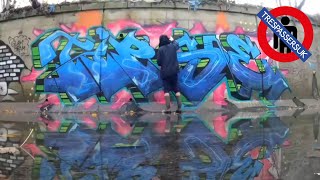 LONDON GRAFFITI  WALL SESSION S1E7  TIPSE [upl. by Derina820]