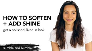 How to Achieve a Sleek and Shiny Hair with HIO  Bumble and bumble [upl. by Odeen]