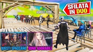 SFILATA IN DUO FASHION SHOW SKIN su FORTNITE PERFECT SYNC [upl. by Cello243]