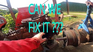 ZETOR Tractor 6711 BRAKES SHOES REPLACED restoration oldtractor diy [upl. by Kilah]